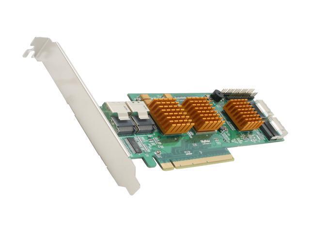 HighPoint RocketRAID 2740 PCI-Express 2.0 x16 Low Profile SATA / SAS RAID Controller Card