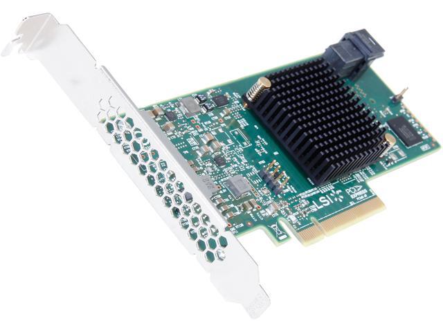 LSI 9300-4i PCI-Express 3.0 SATA / SAS 4-Port SAS3 12Gb/s HBA - Single--Avago Technologies