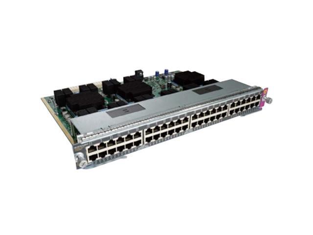 Cisco WS-X4748-RJ45V+E Catalyst 4500E Series 48-Port 802.3at PoEP 10/100/1000 (RJ-45)