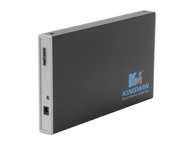 KINGWIN KH-201U3-BK 2.5" Black SATA USB 3.0 External Enclosure