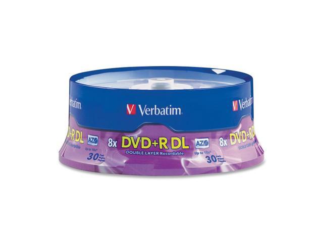 Verbatim 8.5GB 8X DVD+R DL 30 Packs Disc Model 96542 