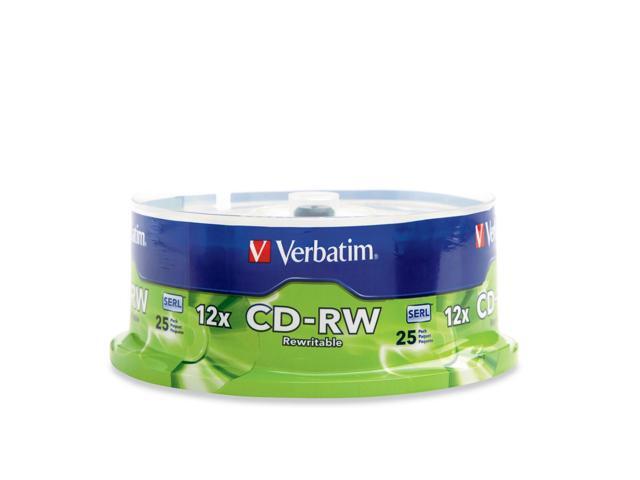 Verbatim 700MB 12X CD-RW 25 Packs Media Model 95155