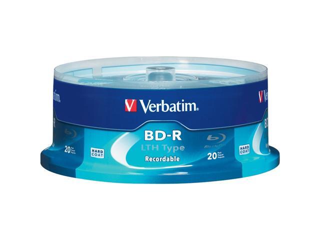 Verbatim 25GB 6X BD-R LTH 20 Packs LTH Type Disc Model 97344 - OEM