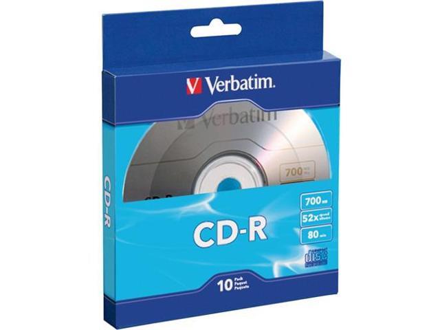 Verbatim CD-R 80MIN 700MB 10pk Bulk Box