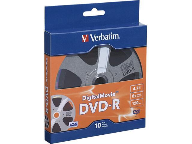 Verbatim Digital Movie DVD-R 10pk Bulk Box