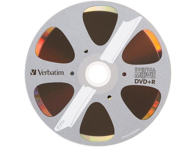 Verbatim DigitalMovie DVD Recordable Media - DVD+R - 8x - 4.70 GB - 10 Pack Box - Bulk