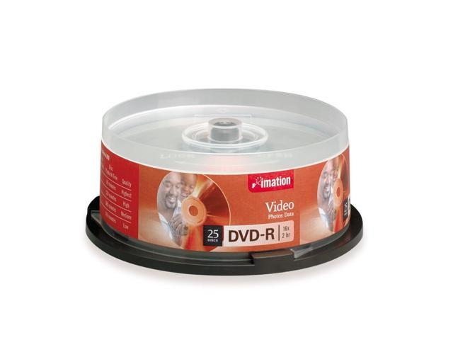 imation 4.7GB 16X DVD-R 25 Packs Disc Model 17340