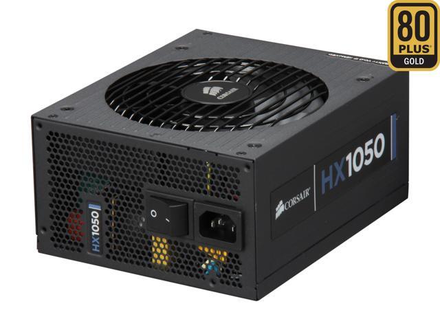 CORSAIR HX Series HX1050 1050W ATX12V / EPS12V SLI Ready CrossFire Ready 80 PLUS GOLD Certified Modular Active PFC Power Supply New 4th Gen CPU Certified Haswell Ready