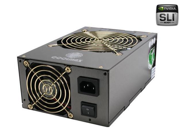 COOLMAX CUQ-1350B 1350W ATX 12V v2.3 / EPS12V v2.91 SLI Certified / CrossFire Ready / 3 way  80 PLUS Certified Active PFC and Compatible with Core i3/i5/i7 Power Supply