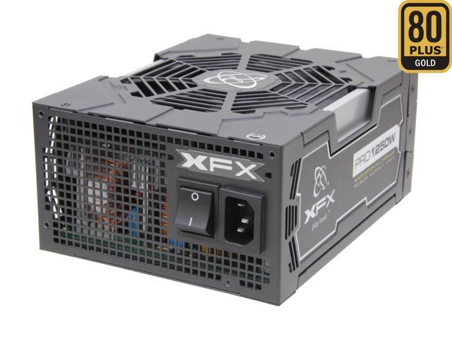 XFX ProSeries P1-1250-BEFX 1250W ATX12V V2.2 & ESP12V V2.91 SLI Ready CrossFire Ready 80 PLUS GOLD Certified Full Modular Active PFC Power Supply