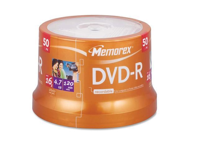 memorex 4.7GB 16X DVD-R 50 Packs Disc