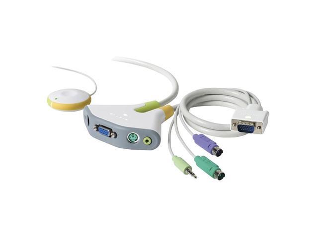 BELKIN F1DG102P Flip 2-port KVM w/remote