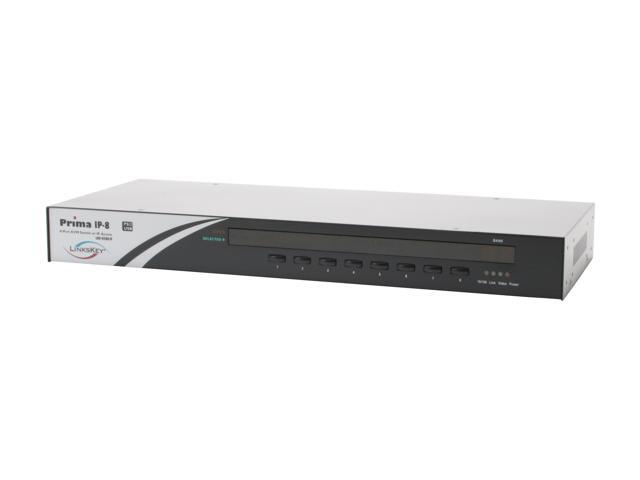 LINKSKEY LKV-9208IP 8-port IP-based Cascadable PS/2 KVM Switch