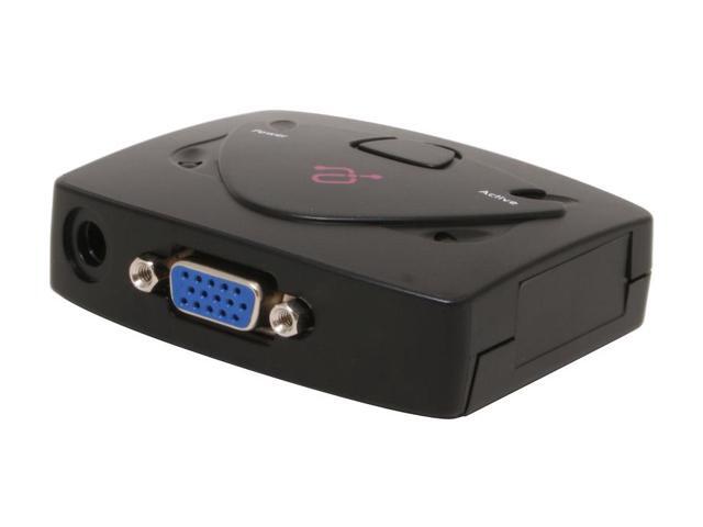 Aluratek AVS02 2-Port VGA Video Splitter w/cable