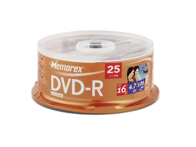 Memorex DVD-R 16x 25PK MMR 4.7 GB Spindle