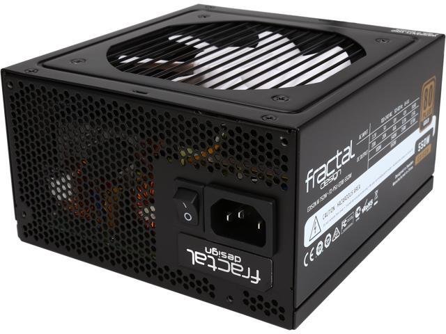 Fractal Design Edison M 550W Modular  80 PLUS GOLD Certified Power Supply