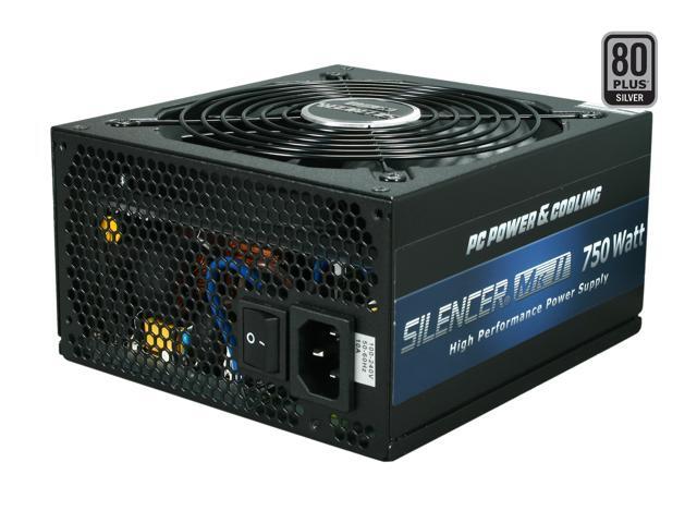 PC Power and Cooling Silencer Mk II 750W High Performance 80PLUS Silver SLI CrossFire Intel Haswell Ready Power Supply