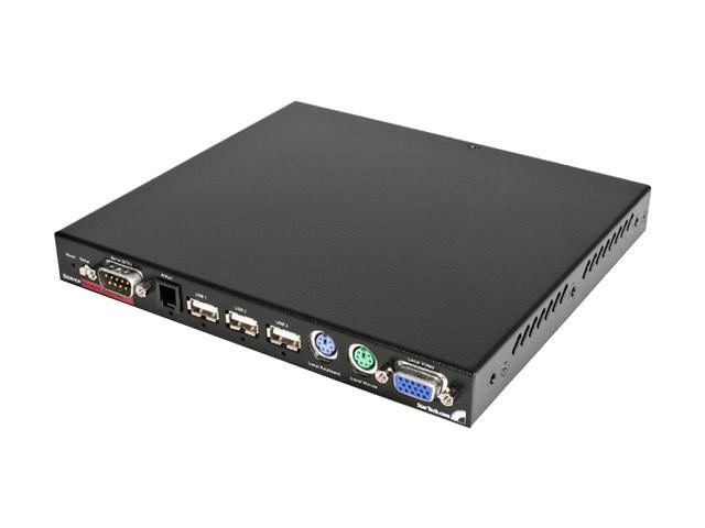 StarTech SV1115IPEXT 1 Port Server Remote Control KVM Over IP w/Virtual Media & Serial Control