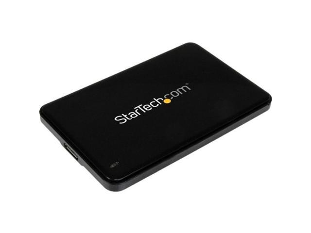StarTech.com 2.5in USB 3.0 SATA Hard Drive Enclosure w/ UASP for Slim 7mm SATA III SSD / HDD - 7mm 2.5" Drive Enclosure - ...