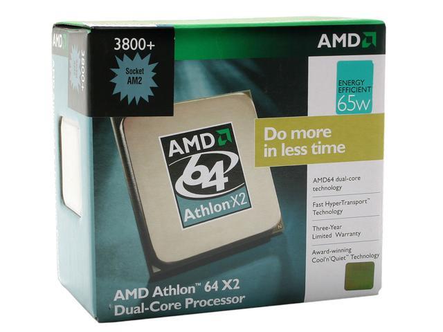 AMD Athlon 64 X2 3800+ Windsor Dual-Core 2.0 GHz Socket AM2 65W ...
