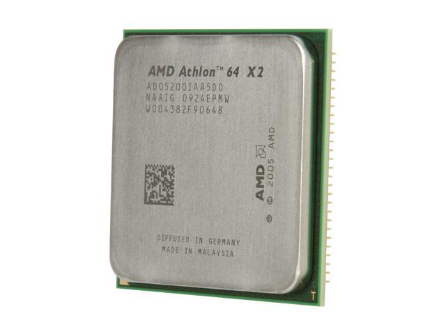 AMD Athlon 64 X2 5200+ Brisbane Dual-Core 2.7 GHz Socket AM2 65W ...
