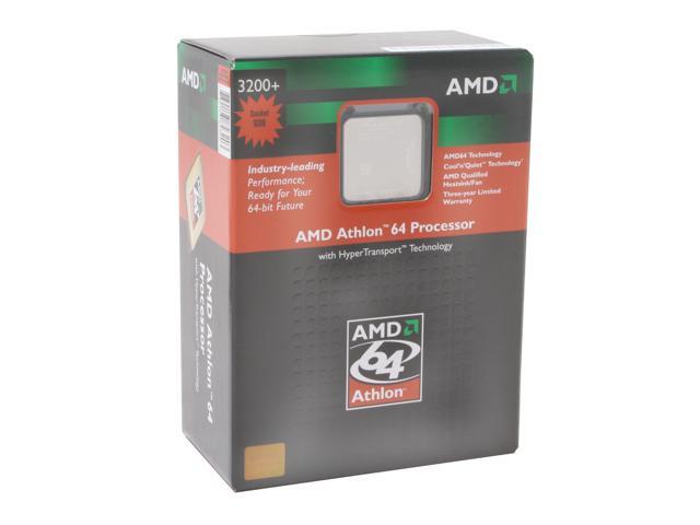 AMD Athlon 64 3200+ Manchester Single-Core 2.0 GHz Socket 939 ...