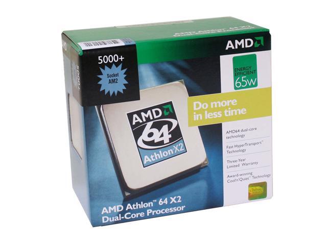 AMD Athlon 64 X2 5000+ Brisbane Dual-Core 2.6 GHz Socket AM2 65W ...