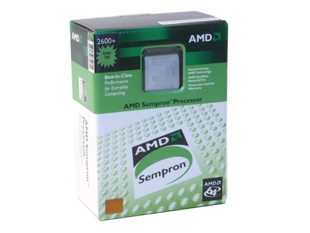 AMD Sempron 2600+ Palermo Single-Core 1.6 GHz Socket 754 SDA2600CVBOX ...