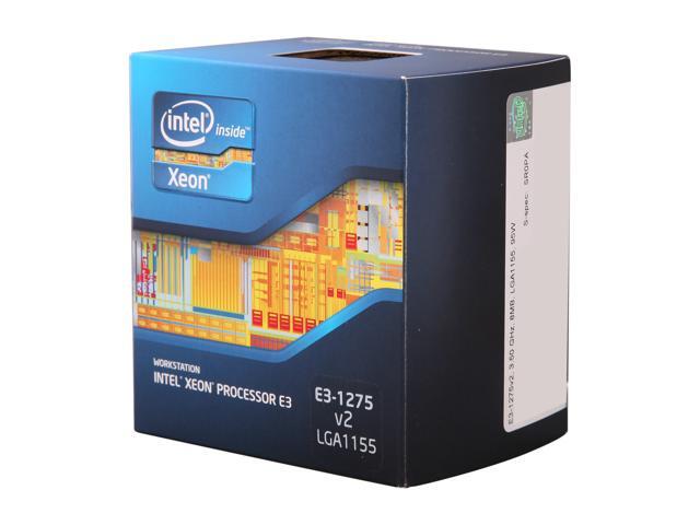 Intel Xeon E3-1275 V2 3.5GHz (3.9GHz Turbo) LGA 1155 77W BX80637E31275V2 Server Processor