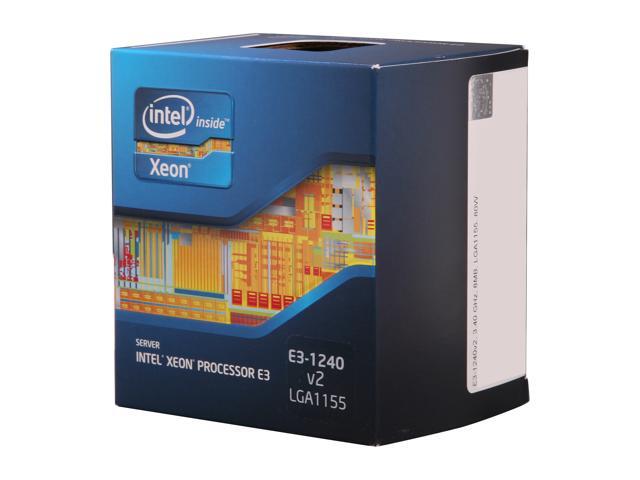 Intel Xeon E3-1240 V2 3.4GHz (3.8GHz Turbo) LGA 1155 69W BX80637E31240V2 Server Processor