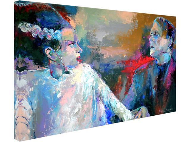 Trademark Fine Art ALI0342-C1624GG Richard Wallich - Frankenstein and His Wife -