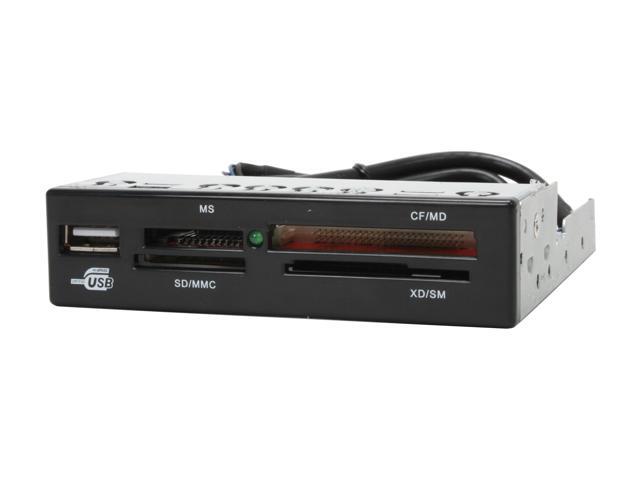 nMEDIAPC ZE-C68 All-in-one USB 2.0 Card Reader w/ USB Port