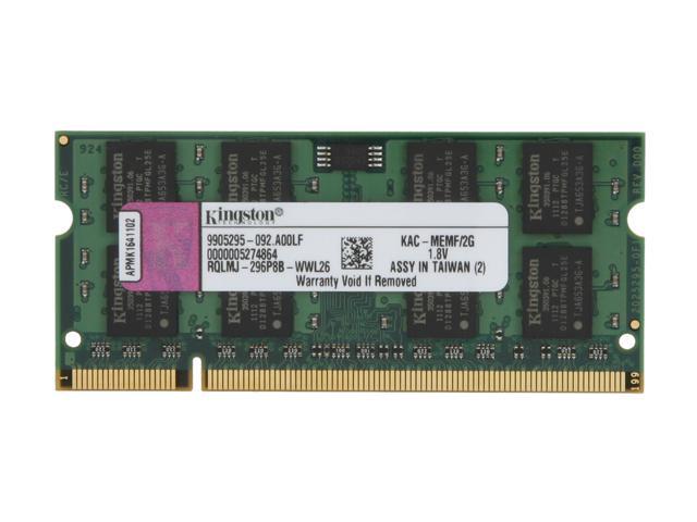 Kingston 2GB 200-Pin DDR2 SO-DIMM DDR2 667 (PC2 5300) Unbuffered System Specific Memory For Acer Model KAC-MEMF/2G