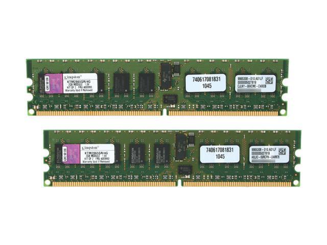 Kingston 4GB (2 x 2GB) 240-Pin DDR2 SDRAM System Specific Memory