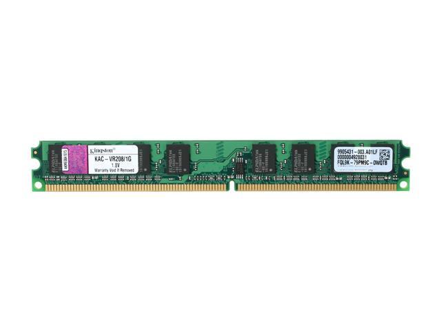 Kingston 1GB 240-Pin DDR2 SDRAM DDR2 800 (PC2 6400) System Specific Memory Model KAC-VR208/1G