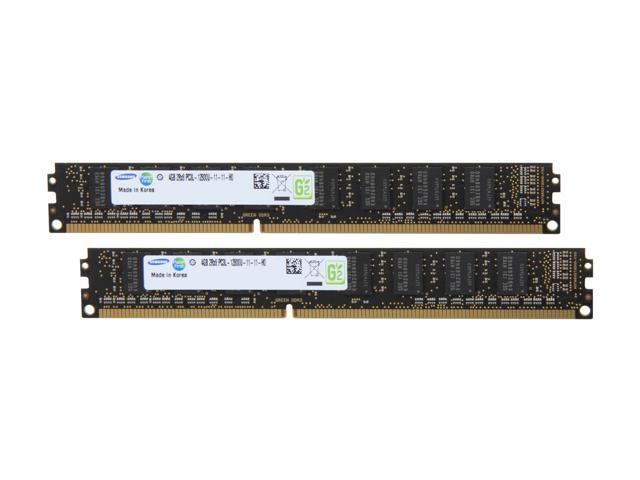 SAMSUNG 8GB (2 x 4GB) 240-Pin DDR3 SDRAM DDR3L 1600 (PC3L 12800) Desktop Memory Model MV-3V4G3D/US