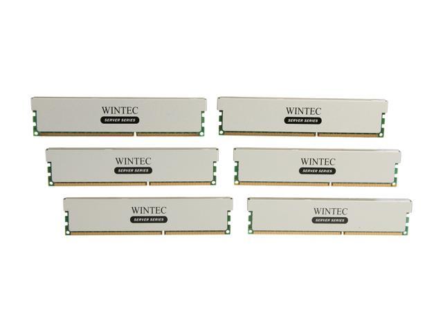 Wintec 48GB (6 x 8GB) 240-Pin DDR3 SDRAM ECC Registered DDR3 1600 (PC3 12800) Server Memory Model 3RSL160011R5H-48GH