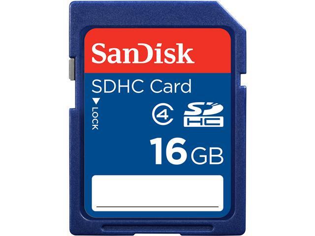 SanDisk 16GB Secure Digital High-Capacity (SDHC) Flash Card Model SDSDB-016G-A11