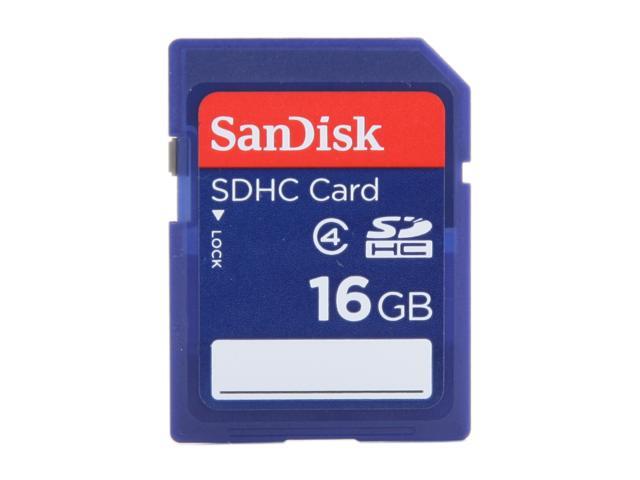 SanDisk 16GB Secure Digital High-Capacity (SDHC) Flash Card Model SDSDB-016G-B35