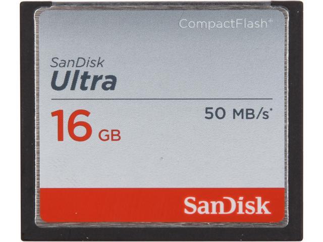 SanDisk Ultra 16GB Compact Flash (CF) Flash Card Model SDCFHS-016G-A46