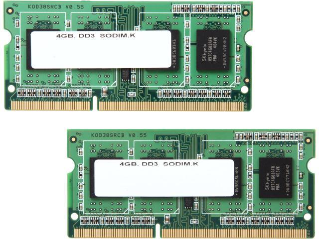 PNY 8GB (2 x 4GB) 204-Pin DDR3 SO-DIMM DDR3L 1600 (PC3L 12800) Laptop Memory Model MN8192KD3-1600-LV