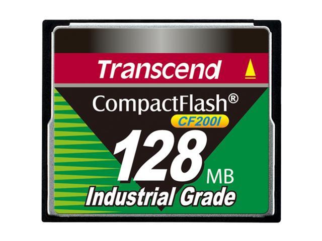 Transcend 128MB Compact Flash (CF) Flash Card Model CF200I