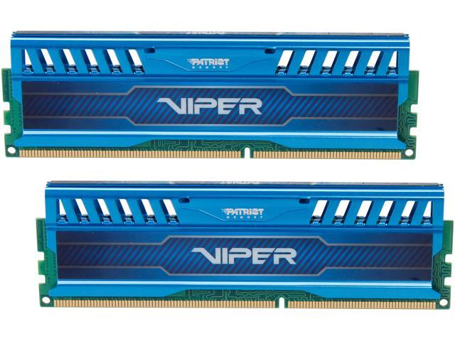 Patriot Viper 3 16GB (2 x 8GB) 240-Pin DDR3 SDRAM DDR3 1600 (PC3 12800) Desktop Memory Model PV316G160C9KBL