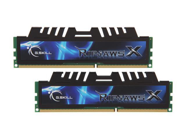 G.SKILL Ripjaws X Series 4GB (2 x 2GB) 240-Pin DDR3 SDRAM DDR3 1333 (PC3 10666) Desktop Memory Model F3-10666CL7D-4GBXH