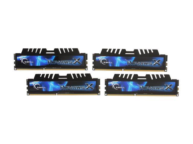 G.SKILL Ripjaws X Series 8GB (4 x 2GB) 240-Pin DDR3 SDRAM DDR3 1333 (PC3 10666) Desktop Memory Model F3-10666CL7Q-8GBXH