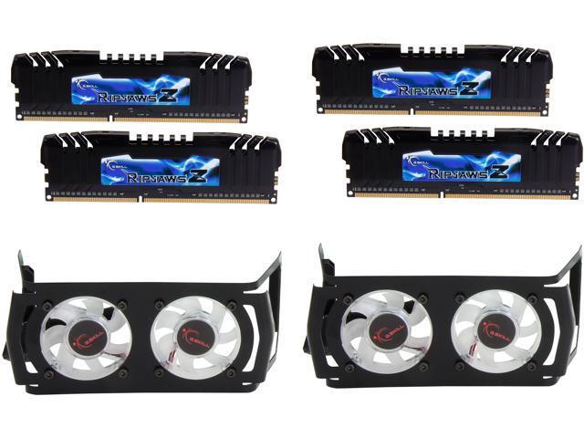 G.SKILL Ripjaws Z Series 16GB (4 x 4GB) 240-Pin DDR3 SDRAM DDR3 2933 (PC3 23400) Desktop Memory Model F3-2933C12Q-16GZHD
