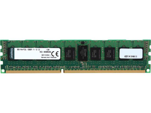Kingston 8GB 240-Pin DDR3 SDRAM DDR3 1600 (PC3 12800) ECC Registered System Specific Memory Model KCS-B200BS/8G