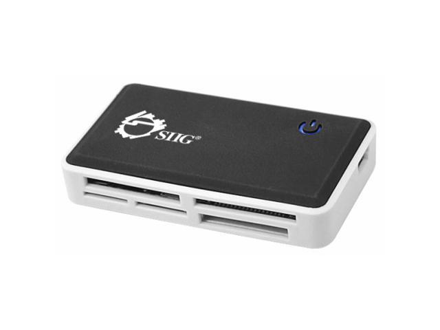 SIIG USB 2.0 support CF, xD, SD, SDHC, miniSD,  MMC, RS-MMC, MS, MS Duo, MS Pro Duo, M2 memory cards