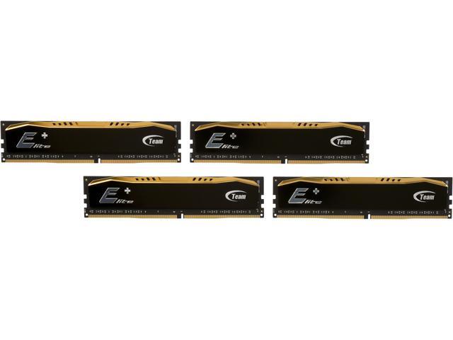 Team Elite Plus 16GB (4 x 4GB) 288-Pin DDR4 SDRAM DDR4 2133 (PC4 17000) Desktop Memory Model TPD416GM2133HC15QC01