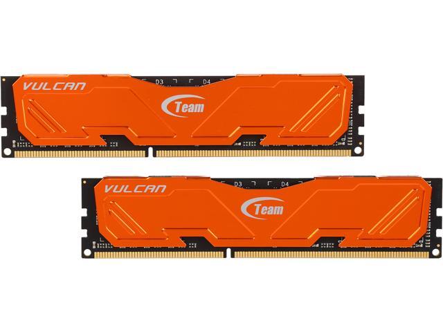Team Vulcan 16GB (2 x 8GB) 240-Pin DDR3 SDRAM DDR3 1600 (PC3 12800) Desktop Memory Model TLAED316G1600HC10ADC01